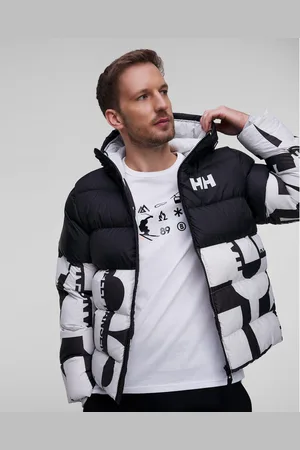 Helly Hansen Pánská černobílá Zateplená Bunda Active Puffy
