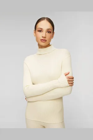 Varley Béžový Dámský Rolák Esme Rib Roll Neck