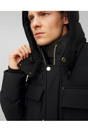 Moose Knuckles Černá Péřová Pánská Bunda Skillman Jacket