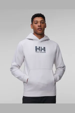 Helly Hansen Pánská Mikina Cotton Fleece Graphic Hoodie V Bílé Barvě