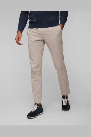 Alberto Šedé Pánské Kalhoty Rob-superstretch Broken Twill