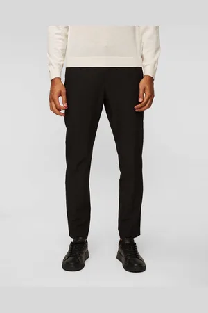 HUGO BOSS Pánské černé Nepromokavé Kalhoty Hugo T_commuter-reg