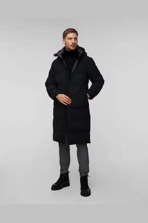 Woolrich Černá Pánská Prošívaná Bunda Sierra Supreme Down Parka
