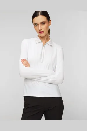 G/FORE Dámská Polokošile S Dlouhými Rukávy Silky Technylon