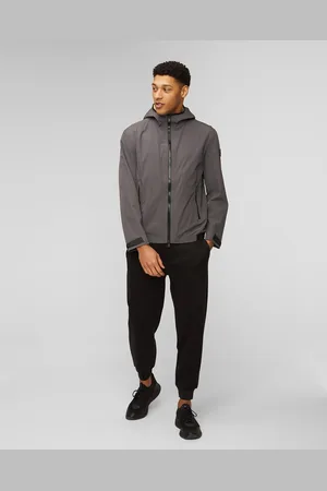 HUGO BOSS Šedá Pánská Softshellová Bunda Hugo P-centro