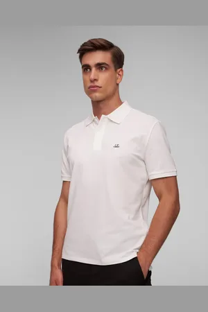 C.P. Company Bílé Pánské Polo C.p. Company