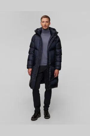 Woolrich Tmavě Modrý Pánský Péřový Kabát Pertex Puffer Parka
