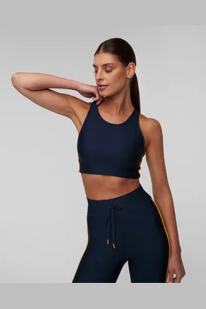 The Upside Tmavě Modrá Sportovní Podprsenka Oxford Nora Bra