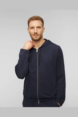 HUGO BOSS Tmavě Modrá Pánská Mikina Hugo P Hanry J Hd