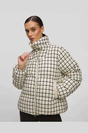 Varley Vlněná Dámská Bunda Eugene Check Short Puffer