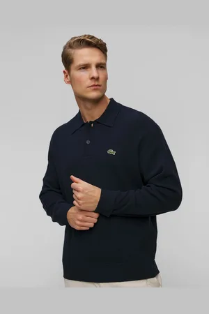 Lacoste Tmavě Modrý Pánský Polo Svetr Ah0582