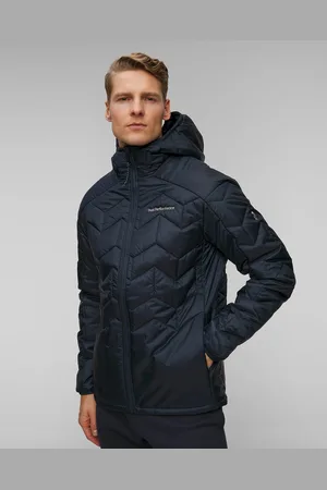 Peak Performance Tmavě Modrá Zateplená Pánská Bunda Elevate Hood