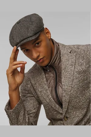 Stetson Pánská Bekovka Hatteras Wool Herringbone V Hnědé A Šedé Barvě