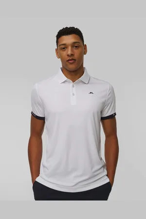 J Lindeberg Pánské Funkční Polo J.lindeberg Guy Polo V Bílé Barvě