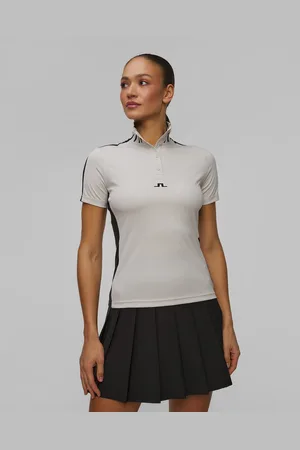 J Lindeberg Dámské Bílé Funkční Polo J.lindeberg Pip Polo