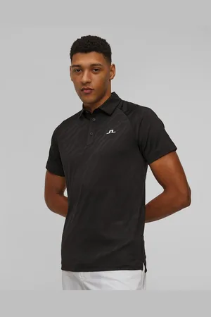J Lindeberg Černé Pánské Funkční Polo J.lindeberg Wilhelm Polo