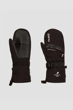 Reusch Černé Dětské Dvouprsté Lyžařské Rukavice Lando R-tex® Xt Mitten