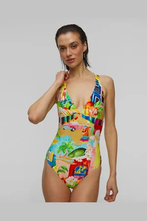 Seafolly Jednodílné Dámské Plavky Deep V Neck One Piece