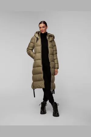 Parajumpers Prošívaný Dámský Kabát Panda V Zelené Barvě