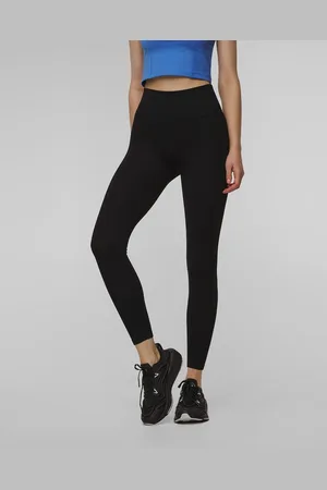 Casall Dámské Legíny S Vysokým Pasem Multi Rib Seamless High Waist Tights V Černé Barvě