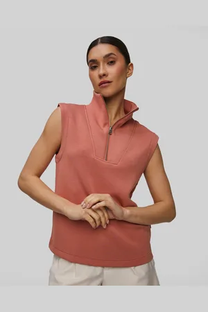 Varley Dámská Mikina Bez Rukávů Magnolia Half Zip Tank 2.0