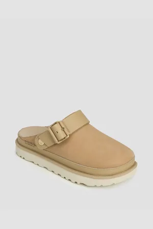 UGG Dámské Nazouváky Goldenstar Villa Clog V Béžové Barvě