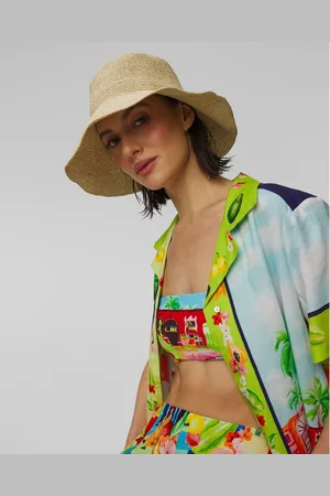 Seafolly Dámský Klobouk Packable Raffia Bucket Hat