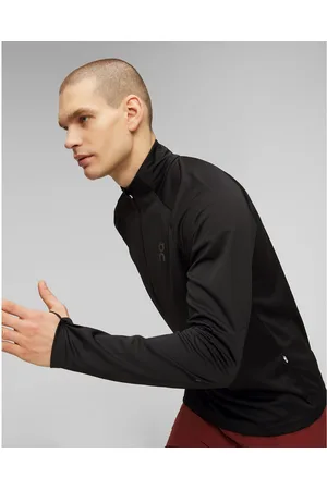 On Running Černá Pánská Běžecká Mikina Climate Shirt