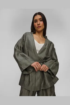Deha Lněné Dámské Kimono