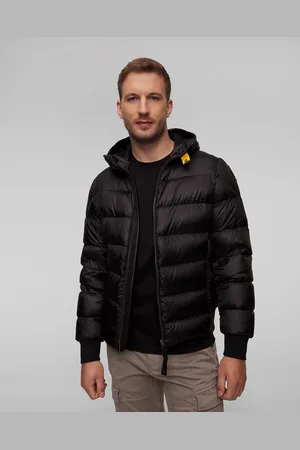 Parajumpers Černá Pánská Prošívaná Bunda Pharrell