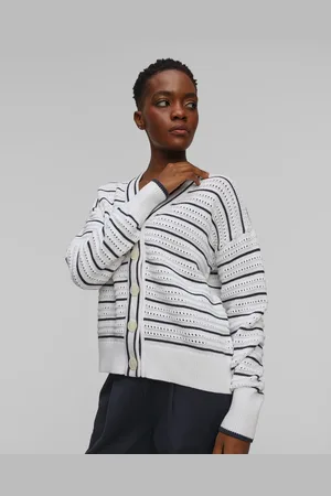 Varley Dámský Proužkovaný Kardigan Antonia Relaxed Cardigan