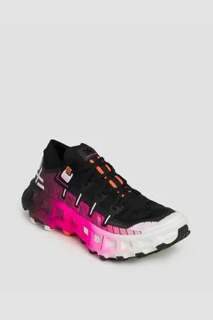 X Bionic Trailové Běžecké Boty Unisex Terraskin X00/c V Černobílém A Růžovém Barevném Odstínu