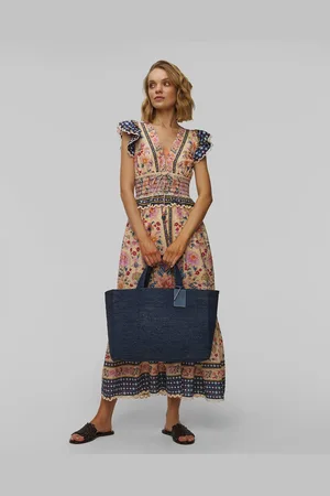 MANEBI Tmavě Modrý Košík New Sunset Bag Large