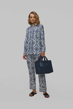 MANEBI Tmavě Modrý Košík New Sunset Bag Medium