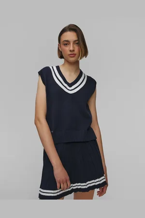 Ralph Lauren Tmavě Modrá Dámská Vesta Z úpletu Ralph Lauren Rlx Golf
