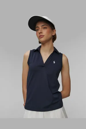 Ralph Lauren Tmavě Modrá Dámská Polokošile Ralph Lauren Rlx Golf