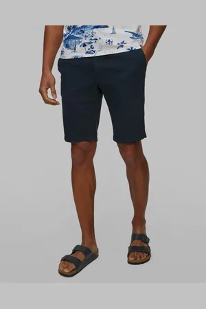 Alberto Pánské Lněné Kraťasy Jump-k - Smart Linen