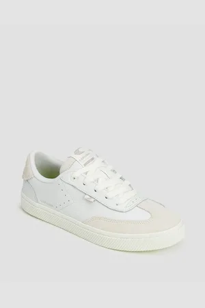CARIUMA Dámské Kožené Boty Toca White Premium Leather Smoke White Suede