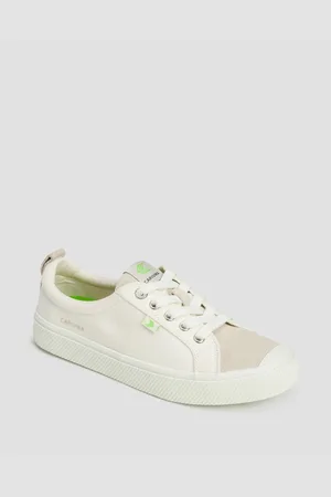 CARIUMA Dámské Boty Oca Low Off-white Canvas Suede