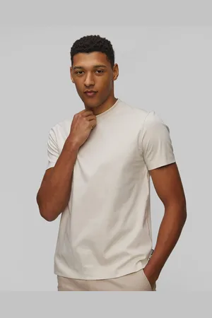 HUGO BOSS Bílé Pánské Tričko Hugo H Tessler