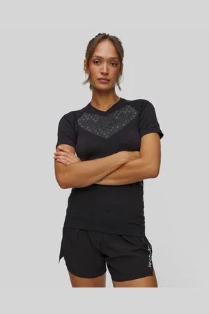 X Bionic Šedočerné Dámské Běžecké Tričko Twyce Run Shirt