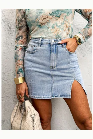 Star Style Denim sukňové nohavice ADELA