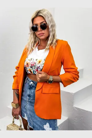 Star Style Oranžové dámske sako LILLA