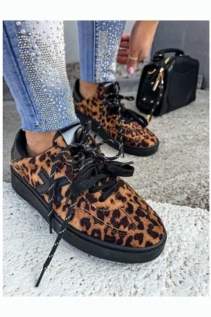 Star Style Leopardie dámske tenisky MELBA