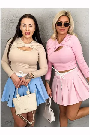 Star Style Elegantné elastické béžové tričko CAROLA