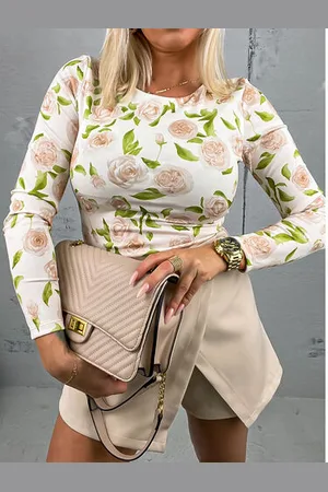 Star Style Elastické body s ružami MIRILLA