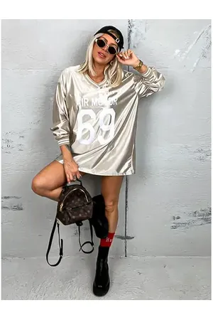 Star Style Oversized top s dlhým rukávom JANISE