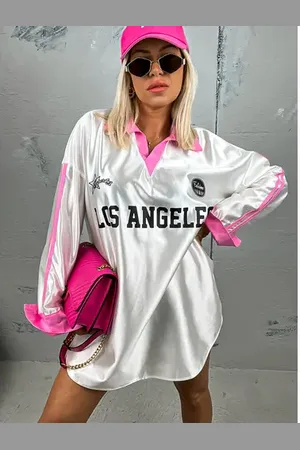 Star Style Oversized top s dlhým rukávom SHANA