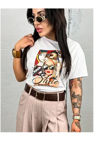 Star Style Dámske tričko s potlačou SYLVIA