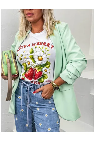 Star Style Mentolové dámske sako LILLA